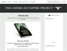 Tablet Screenshot of americanempireproject.com